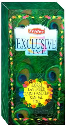 TRIDEV Exclusive Five Incense Stick Pack 6 mogra(10 Units, Set of 6)