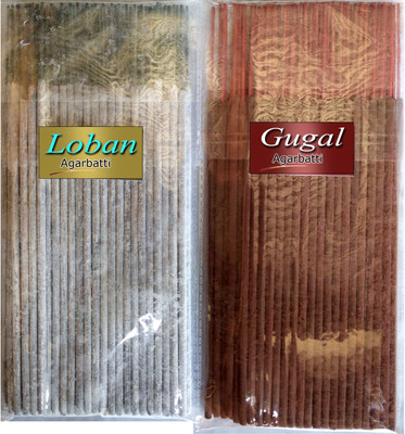TULSI ENTERPRISE Guggal 125 Gram And Loban 125 Gram Combo Pack Guggal, Loban(2 Units, Set of 2)