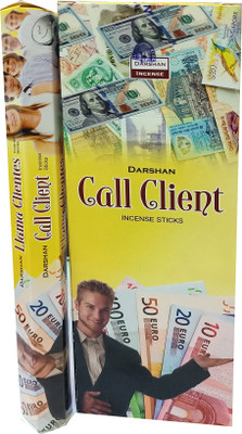 SATAK Darshan Call Client Incense Stick Agarbatti With FREE Incense Holder For Pooja agarbatti(90 Units, Set of 6)