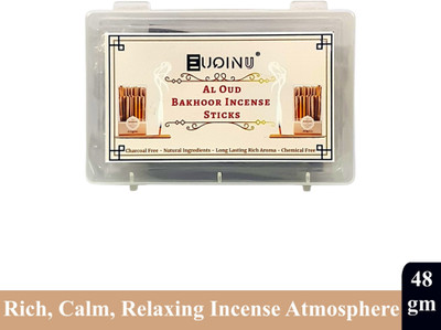 EUQINU Long Lasting Al Oud Incense For Relax & Refresh Aroma Sticks - 48g(48 g, Set of 1)