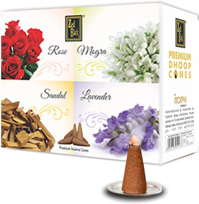 Zed Black Premium Dhoop Cones - 12 Boxes Inside – Long Lasting Enthralling Dhoop Cones for Regular Use - Encouraging And Cheering Dhoop Incense Cones(20, Set of 1)