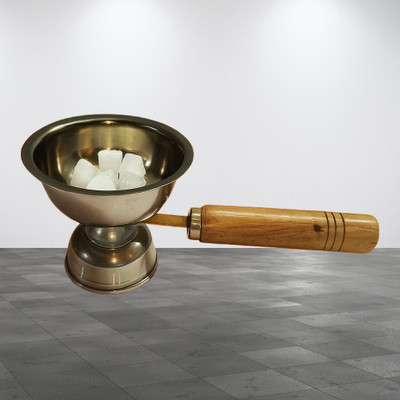 SHRIKHATUSHYAM Stainless Steel Dhoop Dani, Dhoop Loban, Dhuna stand, Brass Dhunachi(1 Units, Set of 1)