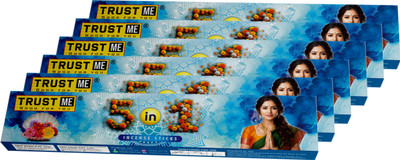 Trust me 5 in 1 Incense Sticks 100Gm Different Fragrance Agarbatti Pack of 6 Fresh(100 g, Set of 6)