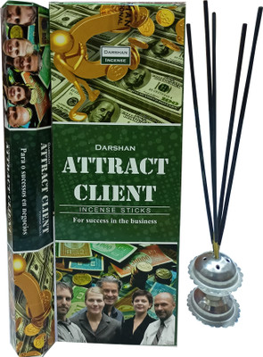 Bigmegamart Darshan attract Client Agatbatti Masala Incense Stick Long Lasting Fragrance(90 Units, Set of 6)
