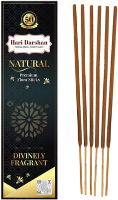 Hari Darshan Natural Agarbatti Divinely Fragrant Incense Sticks -150gm Divinely Fragrant(150 g, Set of 1)