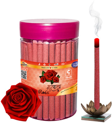 Shankh Rose Dhoop Stick (Incense Stick) 100 gram Pack of Fragrance Rose(100 g, Set of 1)
