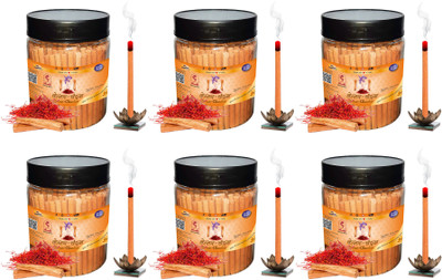 Shankh Kesar Chandan Dhoop Stick Pack of 1200 gram (200+200+200+200+200+200) Fragrance Kesar Chandan(1200 g, Set of 1)
