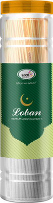 Live Touch Loban Agarbatti | Pack of 2 x 250 gm | Premium Jar Pack Loban(500 g, Set of 2)