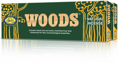 Cycle Woods Natural Agarbatti for Special Puja Rituals & Festivals Agarbatti with Woody, Sandal, Masala, Earthy, Amber Fragrance - Pack of 2(40 Units, Set of 2)