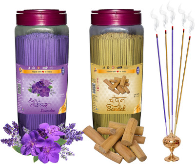 Shankh Lavender & Sandal Agarbatti (Incense Stick) Pack of 1000 gm (500+500) Fragrances Lavender, Sandal (Chandan)(500 g, Set of 2) Shankh Lavender & Sandal Agarbatti (Incense Stick) Pack of 1000 gm (500+500) Fragrances Lavender, Sandal (Chandan)(500 g, Set of 2)