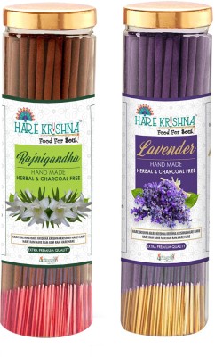 Vringra Rajnigandha Agarbatti Sticks + Lavender Incense Sticks - Agarbatti For Puja - No Charcoal - Rajnigandha, Lavender Fragrance(400, Set of 2)