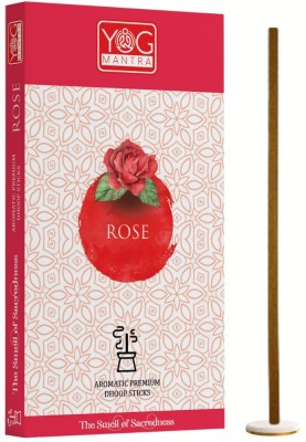 Archita YOG MANTRA ROSE DHOOPSTICKS PACK of 12 ROSE(10, Set of 12)