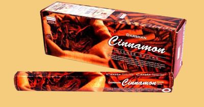Darshan Coconut Cinnamon Clove Incense Stick Cinnamon(120 Units, Set of 6)