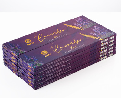 Snake Brand Orkay Lavender 10 sticks || Pack of 12 || Contains 120 sticks Lavender(10 Units, Set of 12)