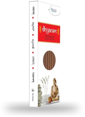 Flourish Fragrance Dhyanam Premium Incense Sticks,6 Packs x 100 Gm,Pack of 1 Box Floral(45, Set of 6)