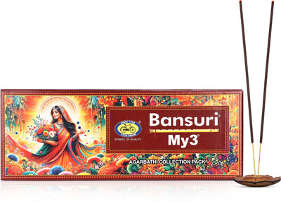 Cycle Pure Bansuri My3 Agarbatti Collection Pack(250 g, Set of 1)