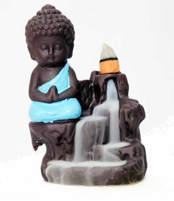 Mogra PACK OF 1 BUDDHA STATUE WITH 20 BACKFLOW CONES NORMAL(1 Units, Set of 1)