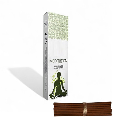 Adhvik Box Pack of 1 (100 Grams Approx 24 pcs Sticks) Meditation Dry Stick With Stand Scented(24 Units, Set of 1)