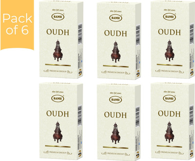 BANSI OUDH PREMIUM WET DHOOP STICKS Oudh(10 Units, Set of 6)