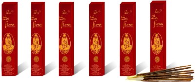 PRABHU Pack of 6 (7 Sticks Per Box) Sai Flora Fluxo Incense Agarbathi Sticks Scented(7, Set of 6)