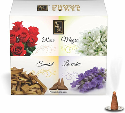 Zed Black Premium Dhoop Cones - 12 Boxes Inside – Long Lasting Enthralling Dhoop Cones for Regular Use - Encouraging And Cheering Dhoop Incense Cones(20, Set of 1)