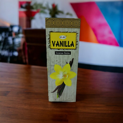 Peekdee D'art Vanilla Incense Stick Export Quality Hand Rolled in India 120 Sticks in a Six Hexa(90 Units, Set of 6)