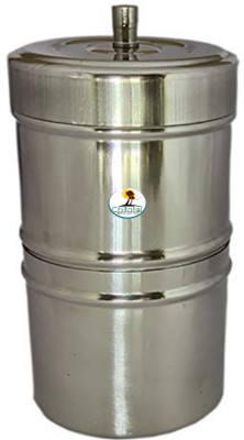 CHILLATAI Coffee maker 475ml 2 Cups Coffee Maker(Silver)