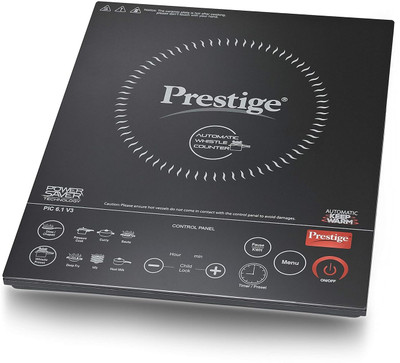 Prestige 2200 W Induction Cooktop Touch Panel(Black, PIC 6.1 V3 SERIES INDUCTION COOKTOP)