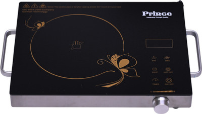 PRINCE 2200 W Induction Cooktop Touch Panel(Black, Torrid 2200)