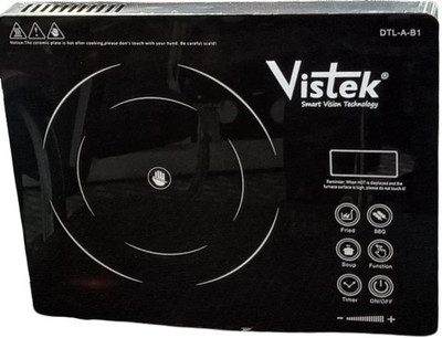 vistek 220 W Induction Cooktop Touch Panel(Black, DTL-A-B1)