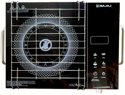 BAJAJ 2200 W Infrared Cooktop Touch Panel(Black, Silver, RADIANT COOKTOP IRX220F)