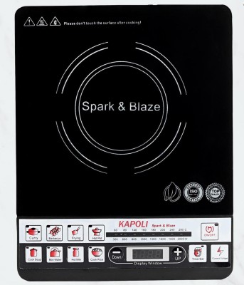 kapoli 2000 W Induction Cooktop Push Button(Black, kapm13)