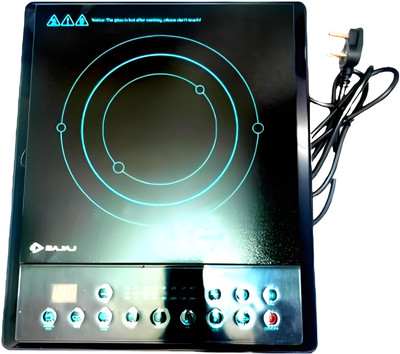 BAJAJ 1300 W Induction Cooktop Push Button(Black, ICX 130TS Induction Stove)
