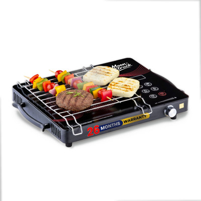 Moonstruck 2500 W Infrared Cooktop Touch Panel(Black, Silver | Auto Shut-Off induction)