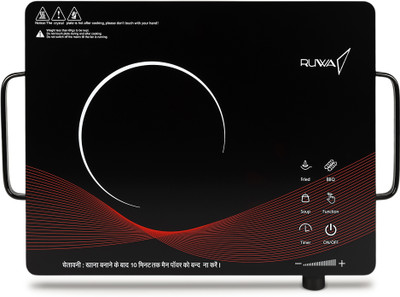 RUWA 2200 W Induction Cooktop Touch Panel(Black, 2200W)