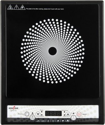Kenstar 1400 W Induction Cooktop Push Button(Black, IGNIS 14 1400 W)