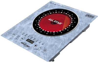 All Star 2000 W Induction Cooktop Touch Panel(Silver, MARBLETOP)