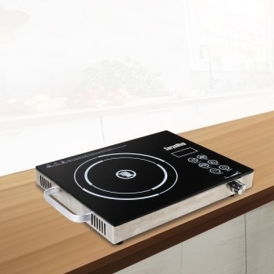 SURYAVIVA 2200 W Radiant Cooktop Touch Panel(Black, Touch Infra Induction (Touch Button))