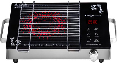 DIGISMART 2500 W Induction Cooktop Push Button(Black, Emerald 2500 Watts Auto-Off Infrared)