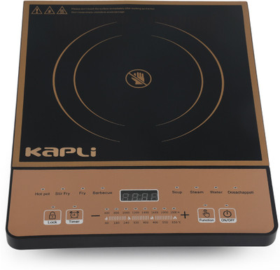 KAPLI 2500 W Radiant Cooktop Touch Panel(Black, 2500 Watt PC BODY Infrared Cooktop All Utensil use-able))