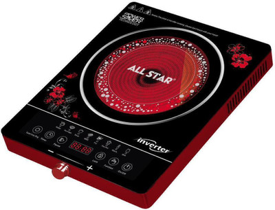 All Star 2000 W Induction Cooktop Touch Panel(Black, Red, PANTHER 2000W Induction Stove)