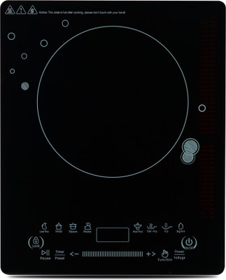 Home-pro 2000 W Induction Cooktop Touch Panel(Black, Induction Cooktop Soft Touch Panel)