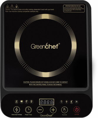Greenchef 2000 W Induction Cooktop Touch Panel  (Black, Dice) For Rs. 1399 @ 56 %
