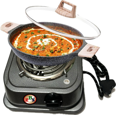 RBS 2000 W Induction Cooktop Push Button(Black, New Infrared Induction Cooktop Heater 2000 Watt (All Utensil use-able))