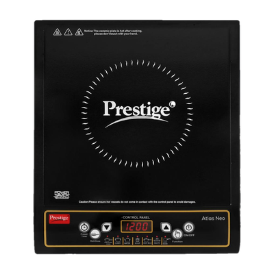 Prestige 1200 W Induction Cooktop Push Button(Black, Atlas Neo)