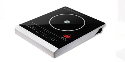 Spalin 2000 W Induction Cooktop Touch Panel(Black, White, ChefTouch Induction Cooktop 2000W(Touch Panel))