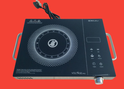 BAJAJ 2200 W Radiant Cooktop Touch Panel, Jog Dial(Silver, Black, IRX 220F)