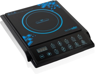 Blowhot A10 Feather Touch 2000 Watt Induction Cooktop, 1 Year Warranty(Coil, PCB, Fan) Induction Cooktop(Black, Blue, Touch Panel)