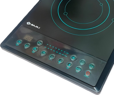 BAJAJ 1300 W Induction Cooktop Push Button(Black, ICX 130TS induction stove)