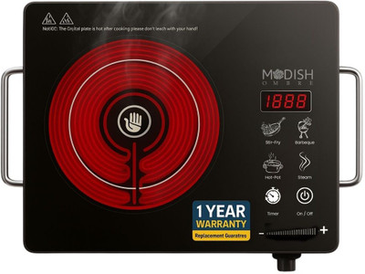 ModishOmbre 2200 W Induction Cooktop Touch Panel(Black, Ricoshine Induction Cooktop 2200 Watt Touch Panel Suitable All Type of Utensils)